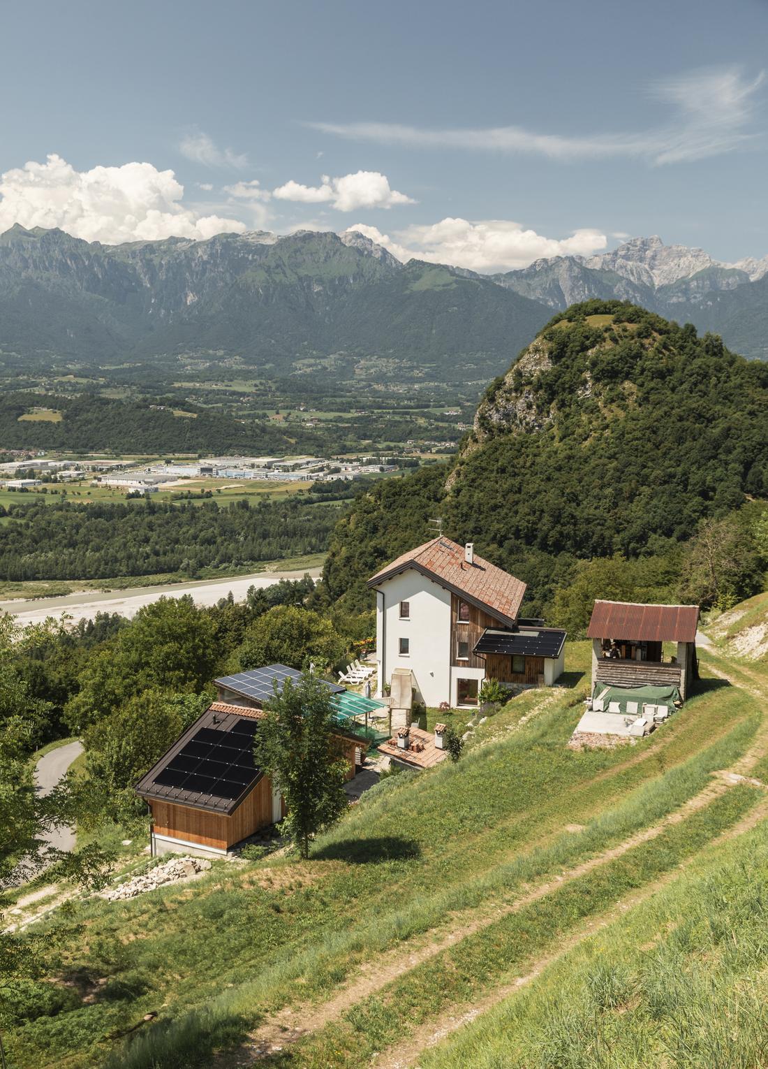 La casa sulla valle del Piave